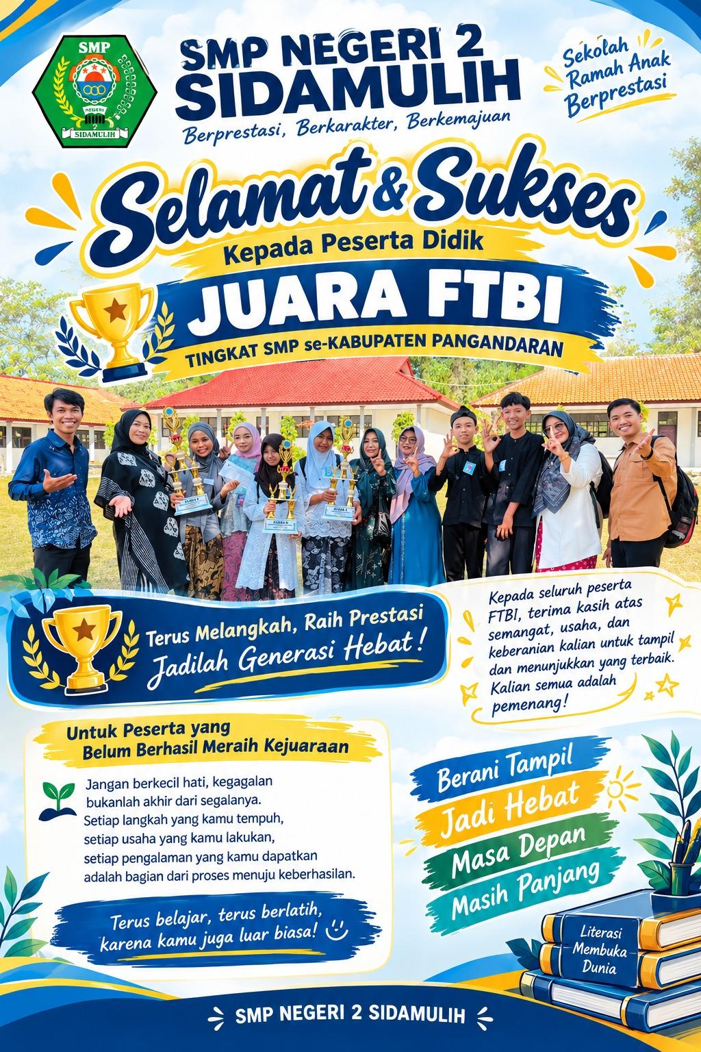 Juara FTBI di Tingkat Kabupaten Pangadaran